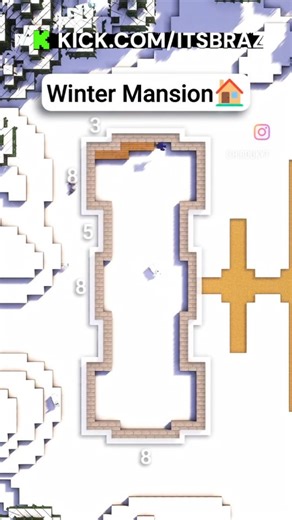 MINE CRAFT on Instagram: "Minecraft winter Mansion Follow the 3D Guide on: heybuilds.com, Link in my profile -Save this video and share at friends -If you see this your the BEST minecraft #minecraftbuild #minecraftturorial #minecraftinspiration #minecraftredstone #minecraftbuilding #minecraftdaily #minecrafthouse #minecraftideas #minecraft #minecrafter #minecraftonly #minecrafthacks #hibouk"