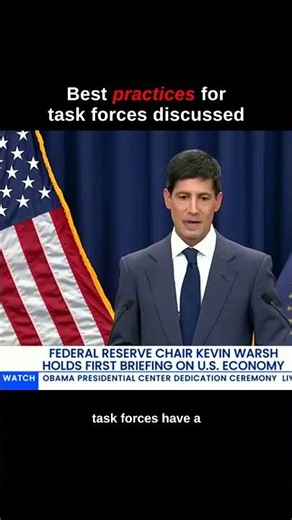 Best practices for task forces discussed.