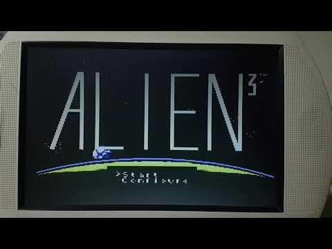 Alien 3 com falhas de imagem em Master system PAL em modo NTSC