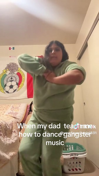 Learn Gangster Dance Moves with Dad's Guidance