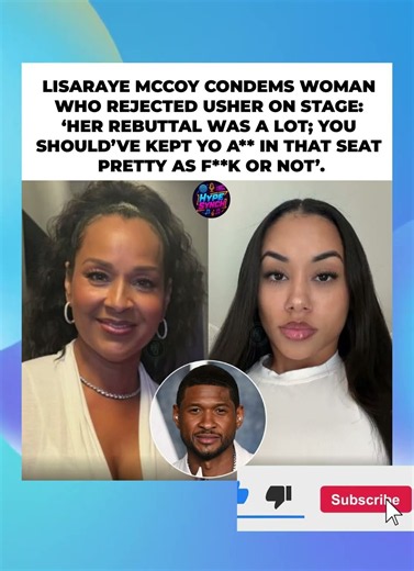 LisaRaye McCoy ROASTS Woman Who Rejected Usher on Stage 😳🔥#usher #shorts