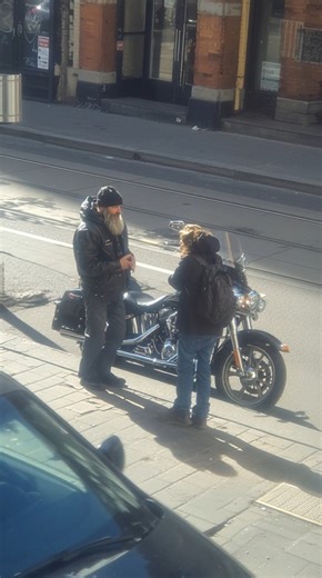 Look under the bike," a homeless girl shouted. Hell's Angel froze at what he saw. The afternoon sun cast long shadows across the worn lenolum floor of May's diner. "Bobby Slick." Ramirez wrapped his weathered hands around a warm coffee mug, his calloused fingers tracing the rim as he stared out the streked window. The quiet hum of the ceiling fans and distant clinking of dishes from the kitchen created a peaceful backdrop to his thoughts. His leather vest, now faded from years of sun and weather