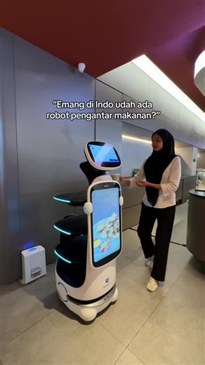 ROBOT RESTO UDAH ADA DI INDO?? ADA DONG Bisa sewa untuk event juga loh!! #sewarobot #rentalrobot #robotevent