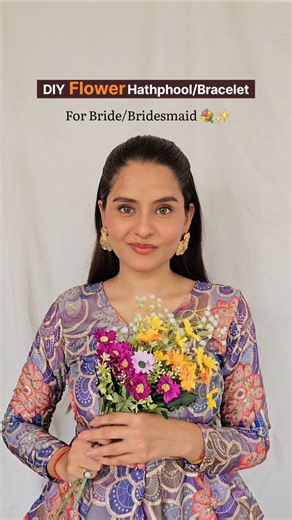 Perfect for haldi function🌼🤌 #haldiceremony #floweraccessories #floraljewelry #bridesmaids #wedding