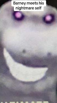 Nightmare Barney attacks normal Barney #barneythedinosaur #barneyerror