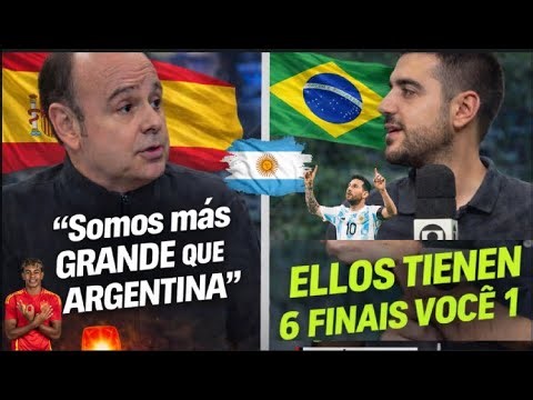 Brazilian brings Spanish journalist down to earth, telling him they already see themselves as big...
