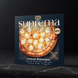 Découvrez la nouvelle pizza Suprema de Dr. Oetker ! Une délicieuse pizza façon napolitaine à la pâte extra croustillante🍕 | Dr. Oetker Pizza Belgium