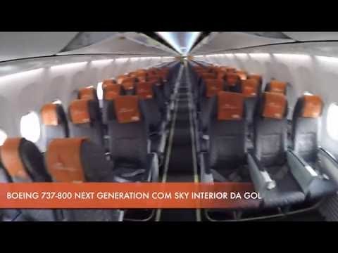 Boeing 737-800 com Sky Interior da GOL Linhas Aéreas