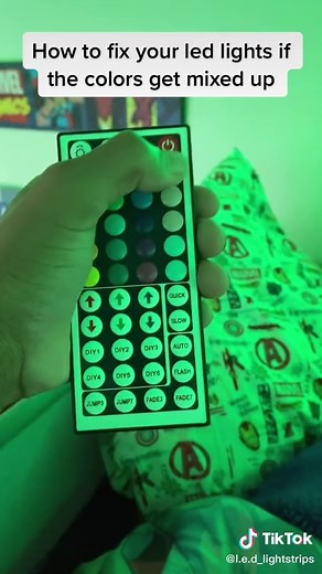 How to fix you led lights if the colors get mixed up #ledlights #led #fy #fypシ