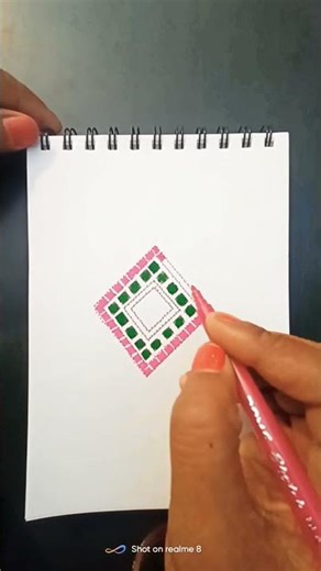 learn to drawing beautiful 💍 ମୁଦି #art #easy rimjhim tiki drawing