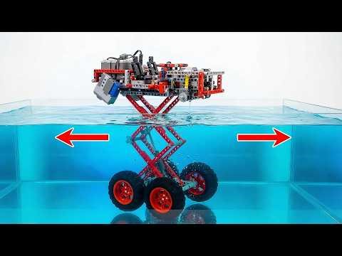 Driving LEGO Car vs Deepest Water Challenge | Smart Lego