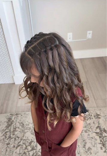 Fun Waterfall Braid Tutorial for Toddlers