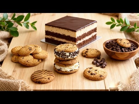 Satisfying Relaxing Video_Chocolate chip cookies_Asmr_Tiktok