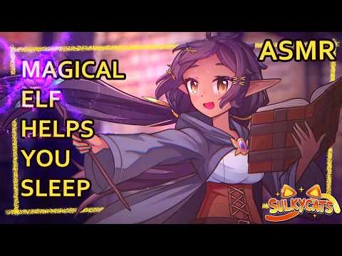 ASMR | Elf Girl Uses You As Her Magic Guinea pig | [writing] [tuning fork] [tapping]