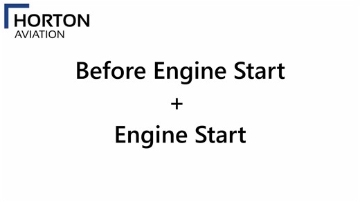 发动机启动前和启动 DA42 程序