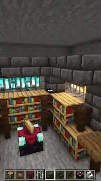 Minecraft Enchantment Room Design (TUTORIAL) SPEEDBUILD