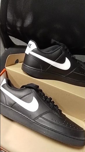 Nike Court Vision Low Black and White Shoe Review