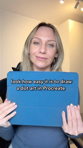 How to draw a dot art in Procreate on iPad