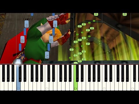 Legend of Zelda - Chest Opening and Getting Item Music (Piano Tutorial) [Synthesia]
