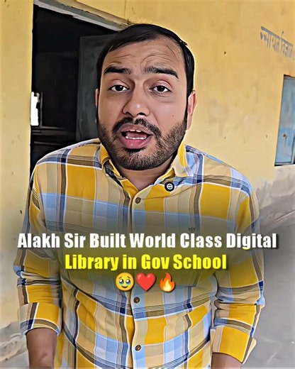 World Class Library Built By Alakh Sir 🫡🥹#alakhpandey #physicswallah #motivation #trending #viral