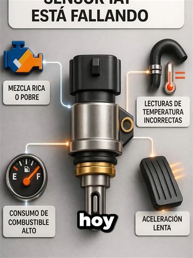 Aprende cómo identificar si el sensor IAT de tu vehículo está fallando y qué síntomas pueden aparecer cuando este sensor envía datos incorrectos al sistema del motor. 🔧 En este video verás señales comunes como mezcla de combustible incorrecta, lecturas erróneas de temperatura, alto consumo de gasolina y aceleración lenta. Detectar estos problemas a tiempo puede evitar fallas mayores en el motor. 🚗 #MecanicaAutomotriz