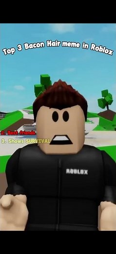 Ranking the Best Bacon Hair Memes #roblox #baconhair #shorts