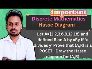 POSET & Hasse Diagram Explained | VTU BCS405A Module 3 | Discrete Mathematics Important Question