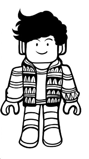 Roblox drawing #shortsart #shorts #illustration