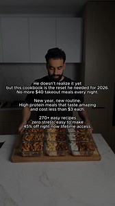 My Biggest sale is almost over! Get 45% OFF the full cookbook bundle with 270 delicious, high-protein recipes designed to help you: ✔️ Lose weight or build muscle ✔️ Learn and enjoy cooking ✔️ Stop overspending on takeout ✔️ Prep a week of meals in under 1 hour ✔️ Actually enjoy food again while maintaining your fitness goals This only happens once a year and lifetime access is just one click away. Stock is digital, but the sale is limited, don’t miss it. | Jalalsamfit