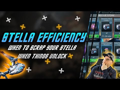 Stella Efficiency | Cost of grinding the Outlaw Faction in STFC | When to scrap the Stella