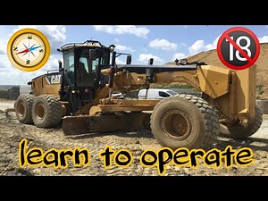 HEAVY EQUIPMENT TRAINING MOTOR GRADER CAT 14M