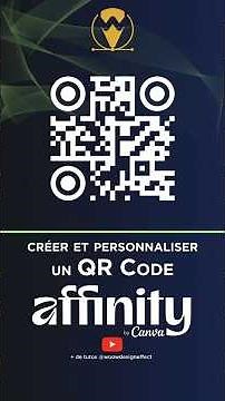 Créer et personnalise run QR code avec Affinity