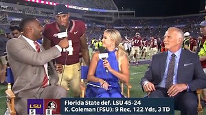 “This is one of the top teams in the SEC and Florida State goes out there and thumps them.” EJ Manuel is fired up after Florida State Seminoles Football’s statement win over LSU Football 🔥 | ACC Network