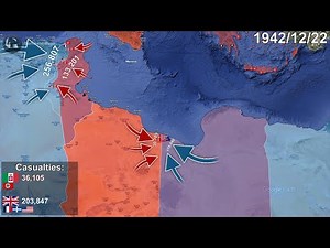 WWII North African Campaign Every Day using Google Earth