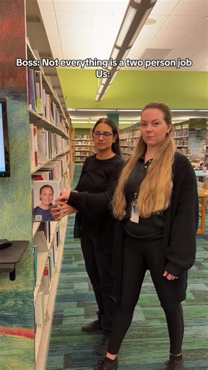 Teamwork makes the dream work ✨ #librarytiktok | job