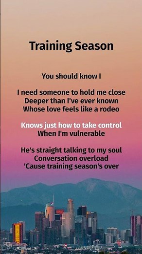 Dua Lipa - Training Season (Lyrics) | Training Season Is Over | Viral TikTok Song #dualipa #shorts