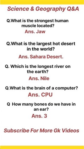 Gk questions and answers| gk shorts| gk quiz|