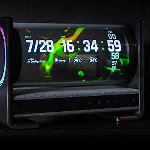 A Bluetooth Speaker with a Cylindrical Spinning LED Display  - Core77
