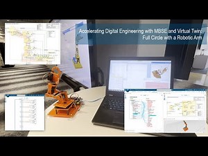 Accelerating Digital Engineering Adoption with MBSE and Virtual Twin of Portable Robotic Arm