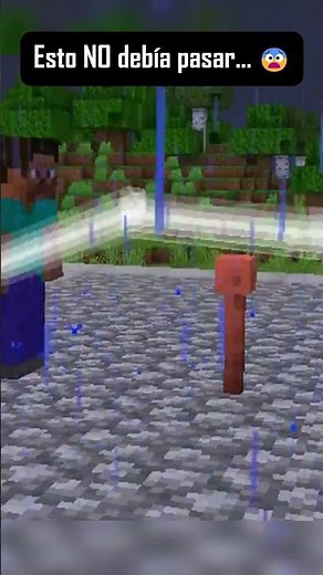Never catch lightning in Minecraft ⚡