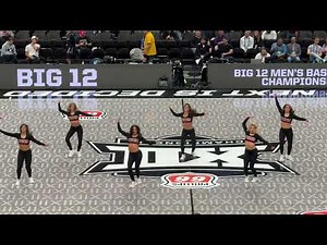 Texas Tech Pom Squad Halftime Performance at Big 12 Tournament 3/13/2025
