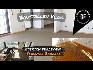 ESTRICH verlegen - SCHLÜTER Bekotec System