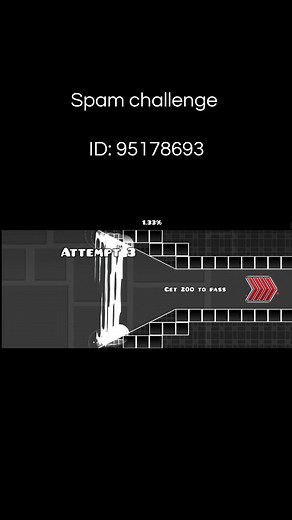 Geometry Dash Spam Challenge Tips and Tricks