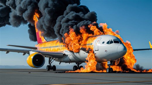 Plane Catches Fire, Engine Fails at 30,000 Feet | TUF Gaming