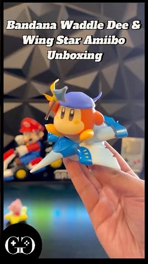 Bandana Waddle Dee & Winged Star Amiibo! #nintendo #kirby #unboxing #amiibo #switch