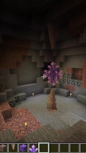 Creative Minecraft Amethyst Crystal Design