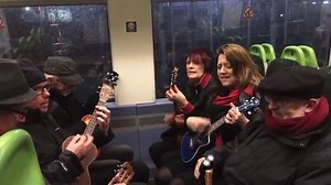 31K views · 792 reactions | Spotted on a c2c train to Southend! Members of the D'Ukes ukulele band gave a spontaneous performance onboard a c2c train. | Your Southend | Facebook