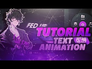Tutorial text animation amv Kinemaster