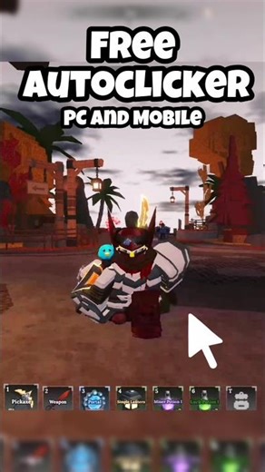 How to get FREE AUTOCLICKER in The Forge #roblox #theforge