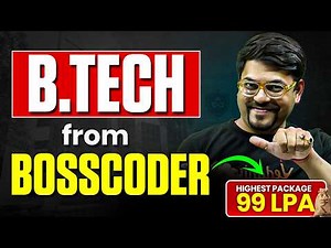 All About BOSSCODER School of Technology | New-Age College |Fee, Placements, ROI|JEE 2026| Harsh Sir